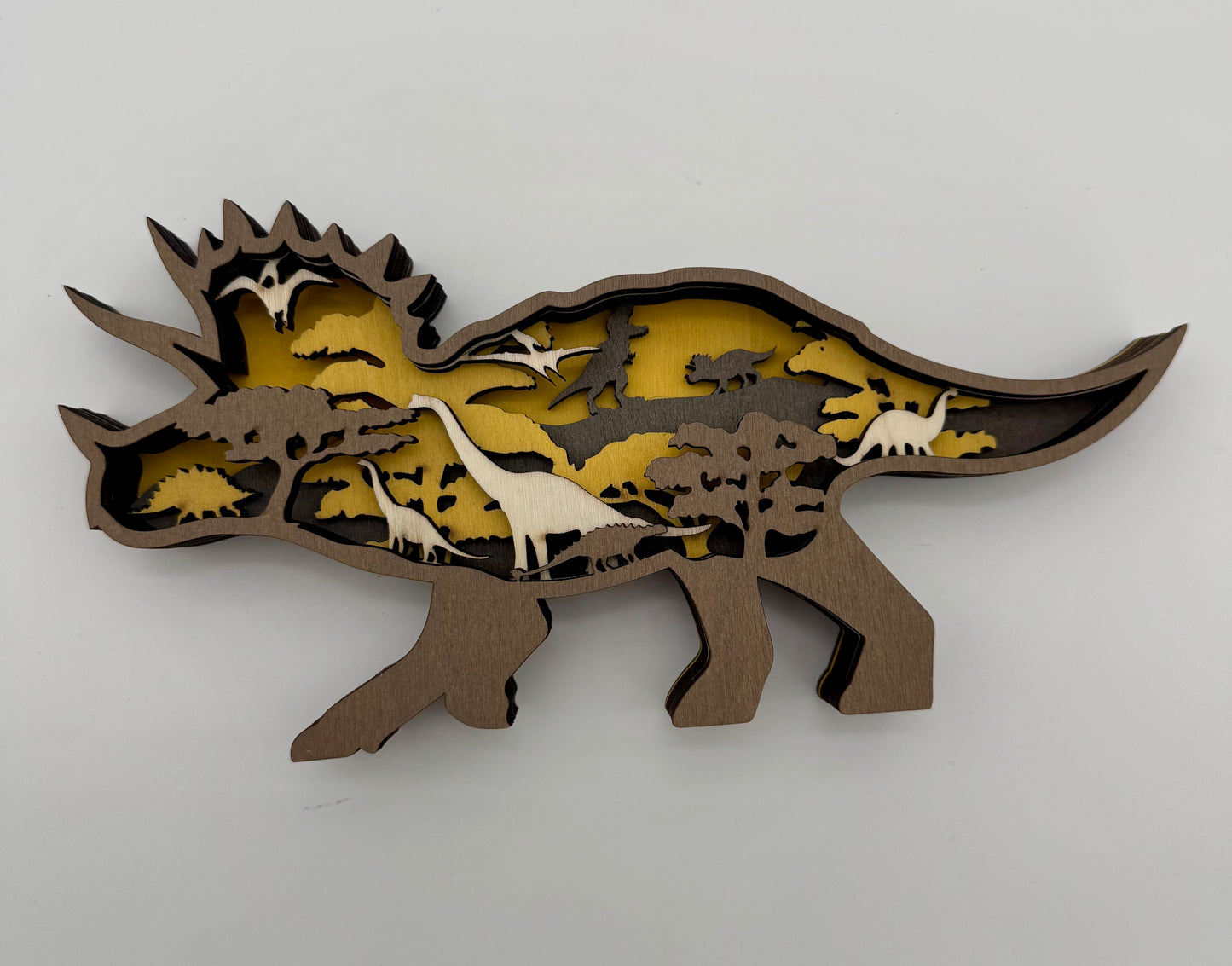 Yellow Triceratops S-38