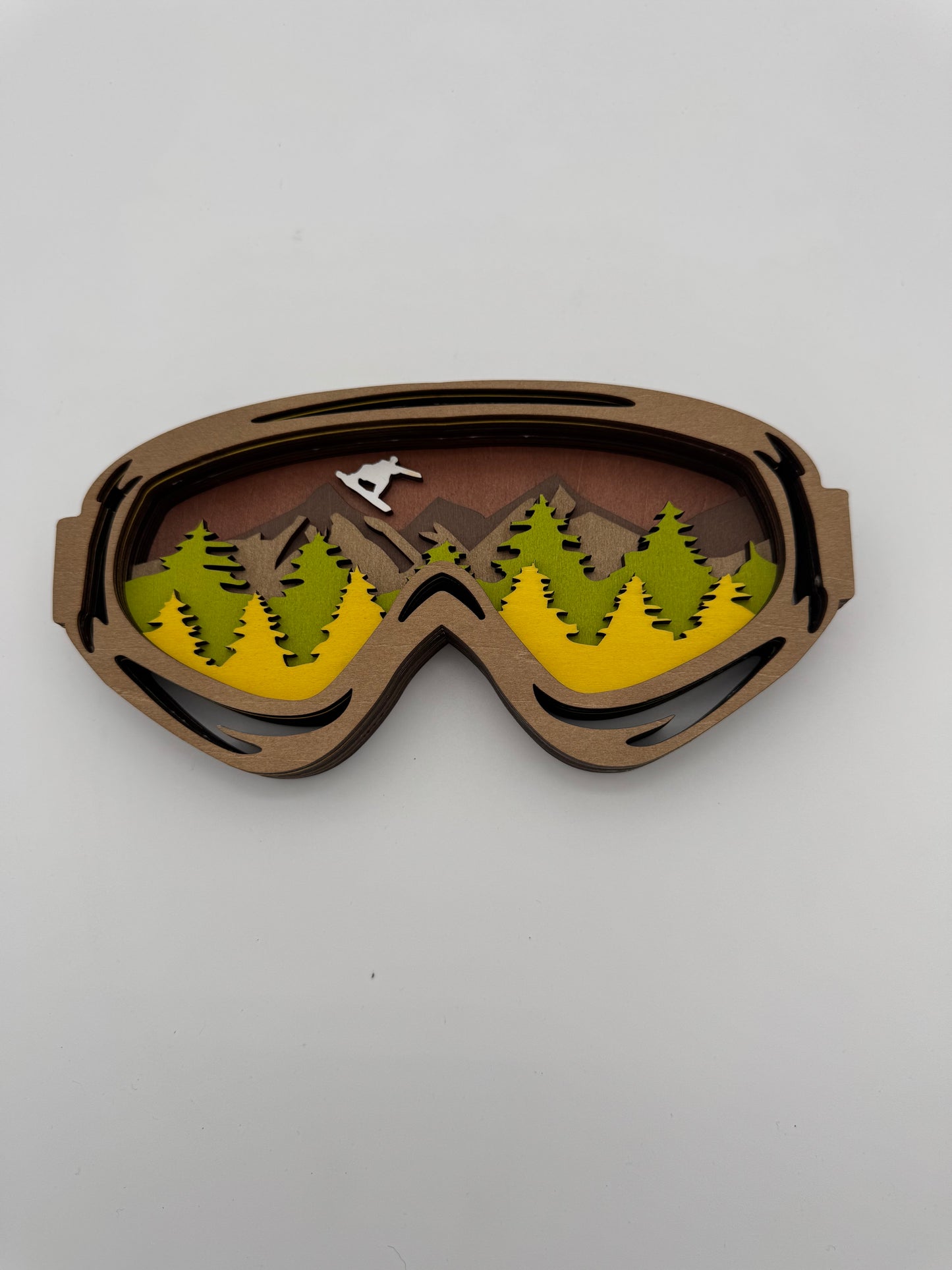 Yellow Ski Googles M-19