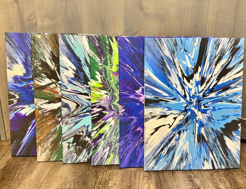 Spin Art Paintings Wholesale